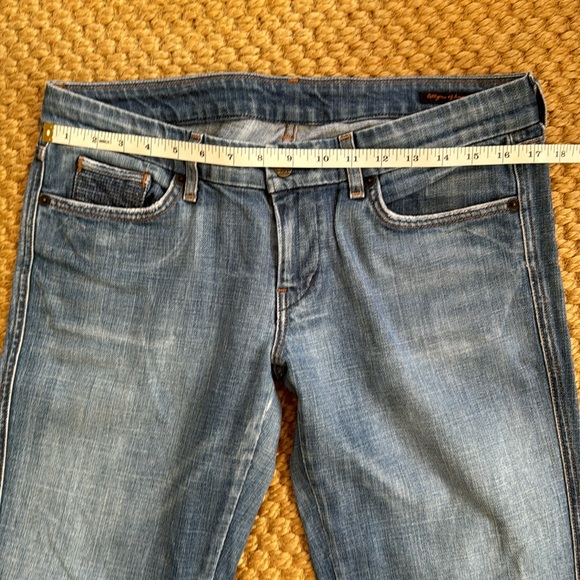 Citizens of Humanity Bootcut Low Rise Jeans with H logo back pockets👖 size 31 - Picture 6 of 7